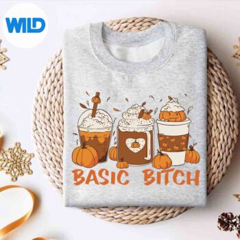 Basic Bitch Pumpkin Spice Halloween Coffee Fall Meme PNG SVG for Cricut 4 BasicBitchPumpkinSpiceHalloweenCoffeeFallMemesweater