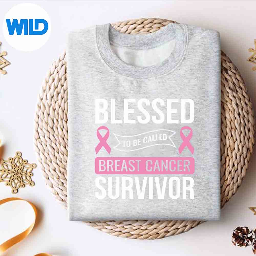 Blessed To Be Called Breast Cancer Survivor Pink Cut File 2 Blessed To Be Called Breast Cancer Survivor Pink Cut File - Image 2