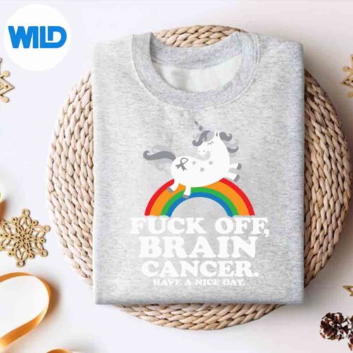 Brain Cancer Survivor Fuck Brain Cancer Terrific Vintage SVG PNG Digital Design 4 BrainCancerSurvivorFuckBrainCancerTerrificVintagesweater