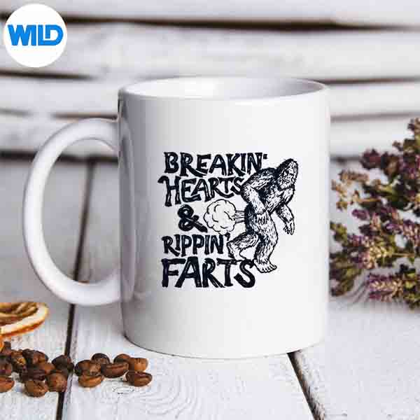 BreakingHeartsRippingFartsBigfootSasquatchGasmug