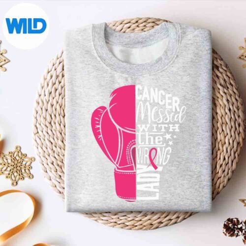 BreastCancerAwarenessBoxingGlovesweater