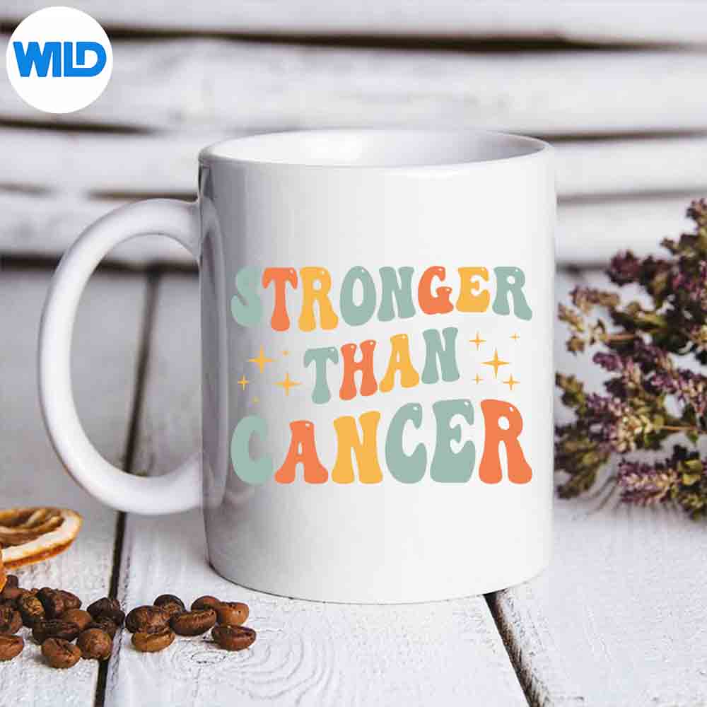 Breast Cancer Awareness Support Stronger Than Cancer Silhouette SVG PNG 6 BreastCancerAwarenessSupportStrongerThanCancermug