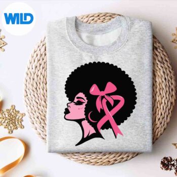 Breast Cancer Black African American Support Pink Cut File 4 BreastCancerBlackAfricanAmericanSupportPinksweater