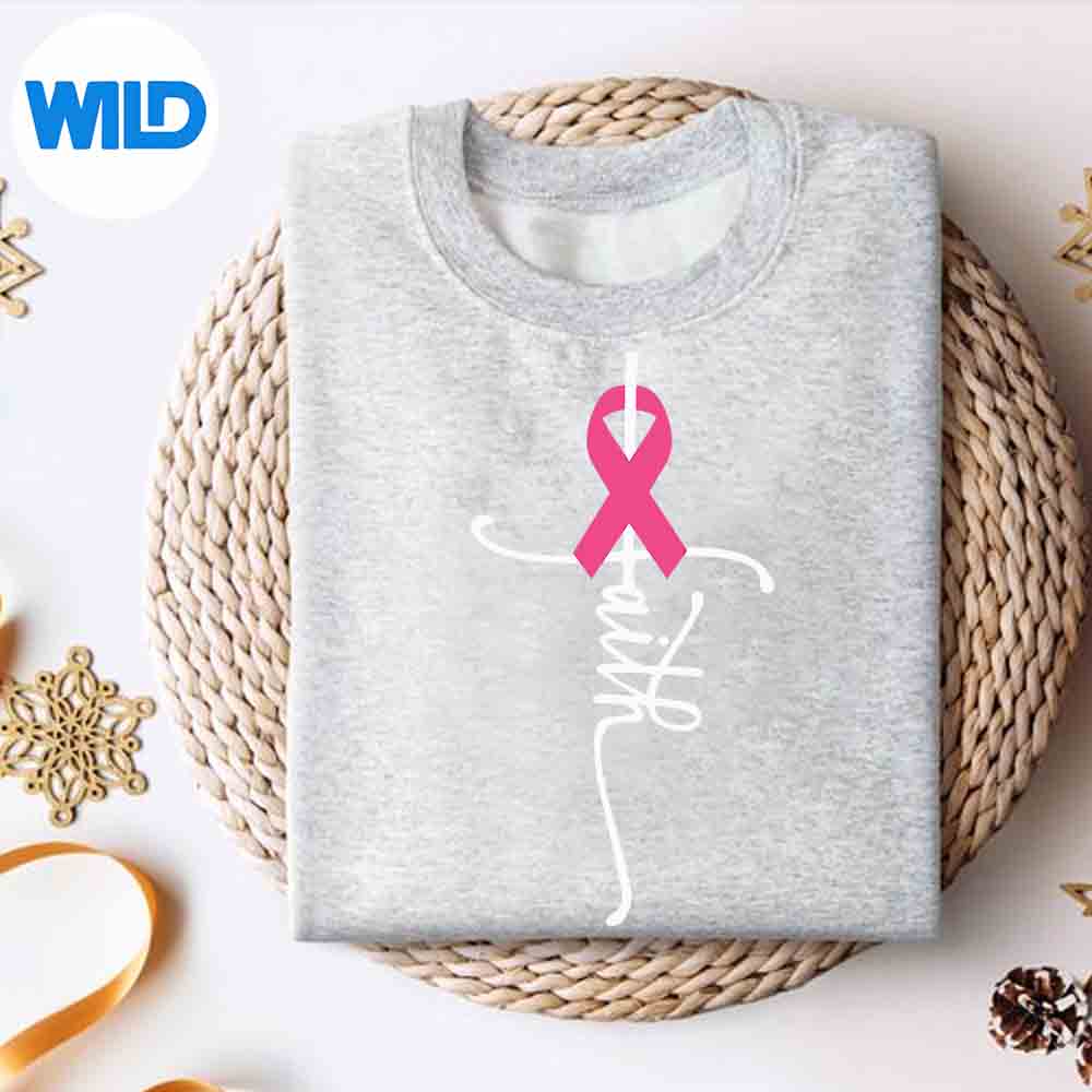 Alternative view of Breast Cancer Faith Breast Cancer Awareness Breast Cancer SVG PNG Digital Design