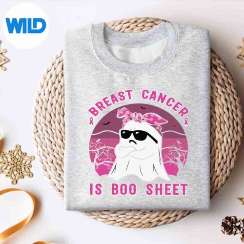 Breast Cancer Is Boo Sheet Halloween Breast Cancer Awareness Silly Cute SVG PNG 4 BreastCancerIsBooSheetHalloweenBreastCancerAwarenessSillyCutesweater