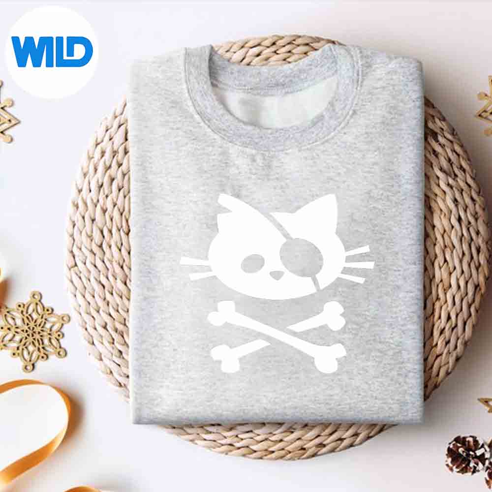 Cat Pirate Jolly Roger Flag Skull And Crossbones SVG PNG Digital Download 2 Cat Pirate Jolly Roger Flag Skull And Crossbones SVG PNG Digital Download - Image 2