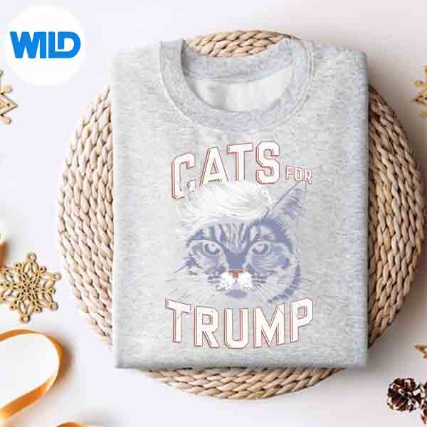 Cats For Trump Cat Lover And Trump Supporter Vector Design 4 CatsForTrumpCatLoverAndTrumpSupportersweater