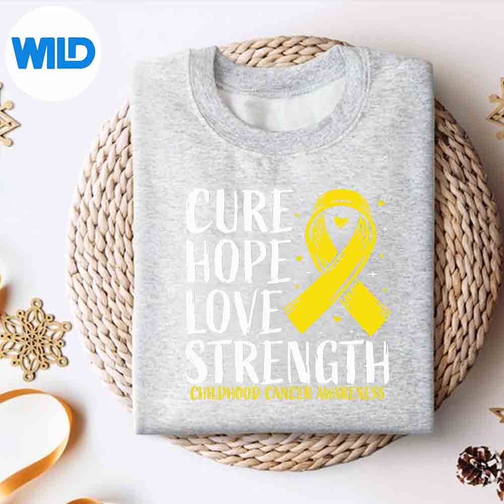 Alternative view of Childhood Cancer Awareness Childhood Cancer Digital Download
