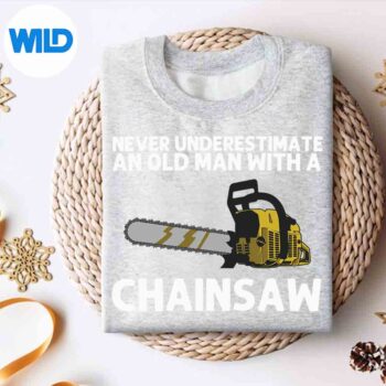 CoolChainsawForDadLumberjackArboristTreeLoggersweater