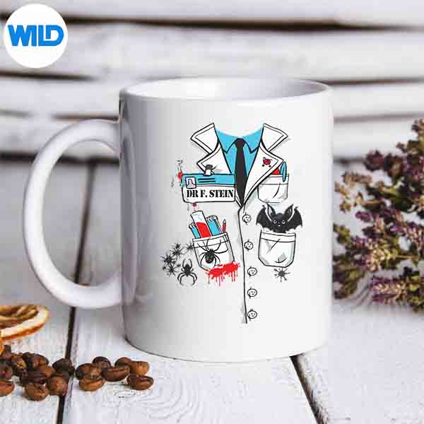 CreepyMadScientistHalloweenWhiteLabCoatCostumemug