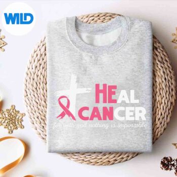 Cross Pink Ribbon Healing Hope Breast Cancer Christian Faith SVG PNG Digital Design 4 CrossPinkRibbonHealingHopeBreastCancerChristianFaithsweater