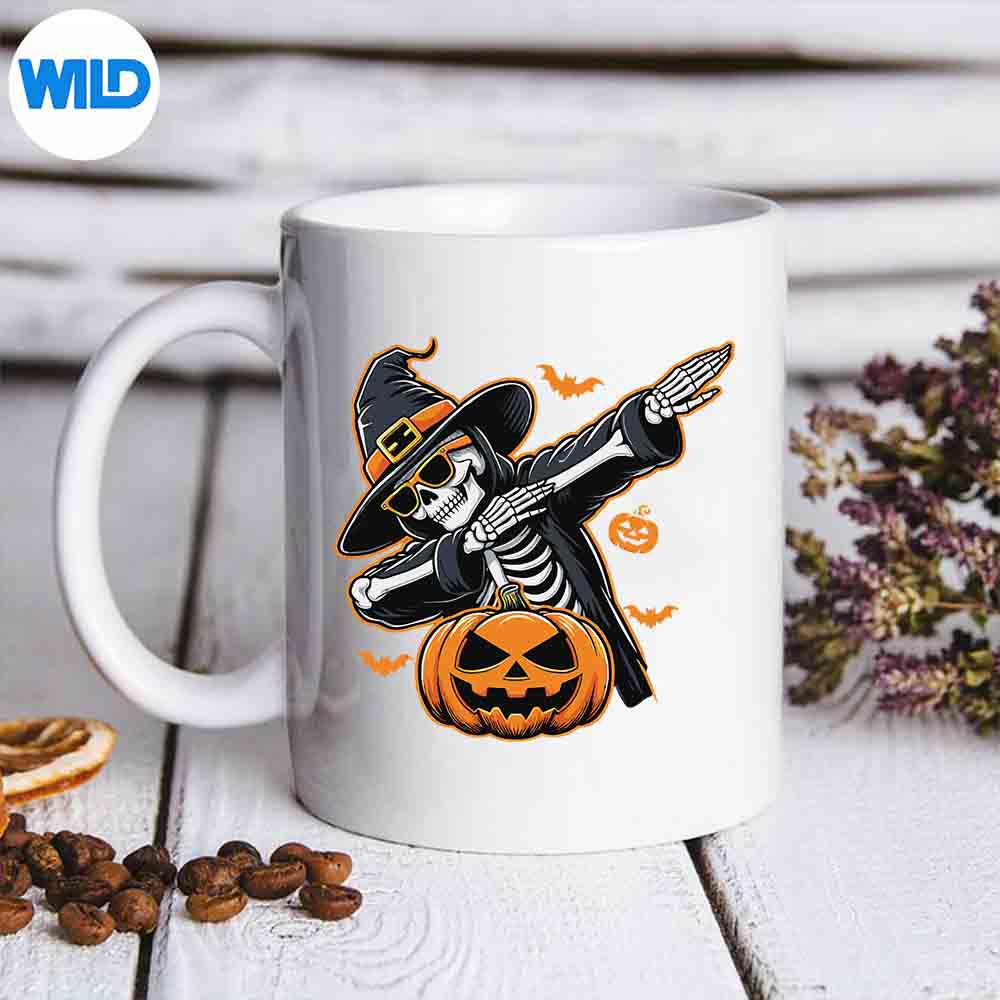 Dabbing Skeleton Skull Dab Dance Pumpkin Halloween Digital Download 6 DabbingSkeletonSkullDabDancePumpkinHalloweenmug