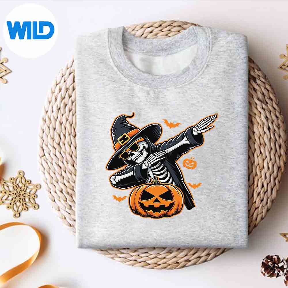 Dabbing Skeleton Skull Dab Dance Pumpkin Halloween Digital Download 4 DabbingSkeletonSkullDabDancePumpkinHalloweensweater