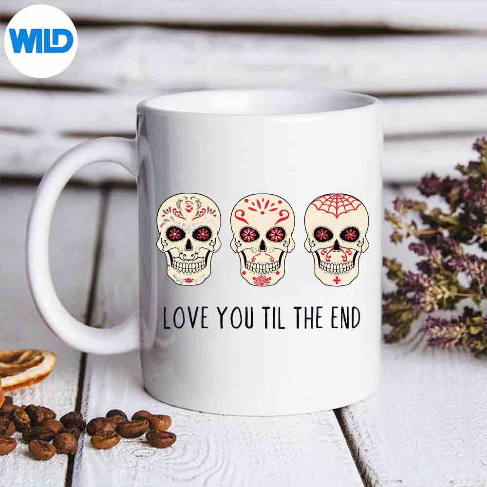 Dia De Los Muertos Sugar Skull Funny Great Silhouette SVG PNG 7 DiaDeLosMuertosSugarSkullFunnyGreatmug