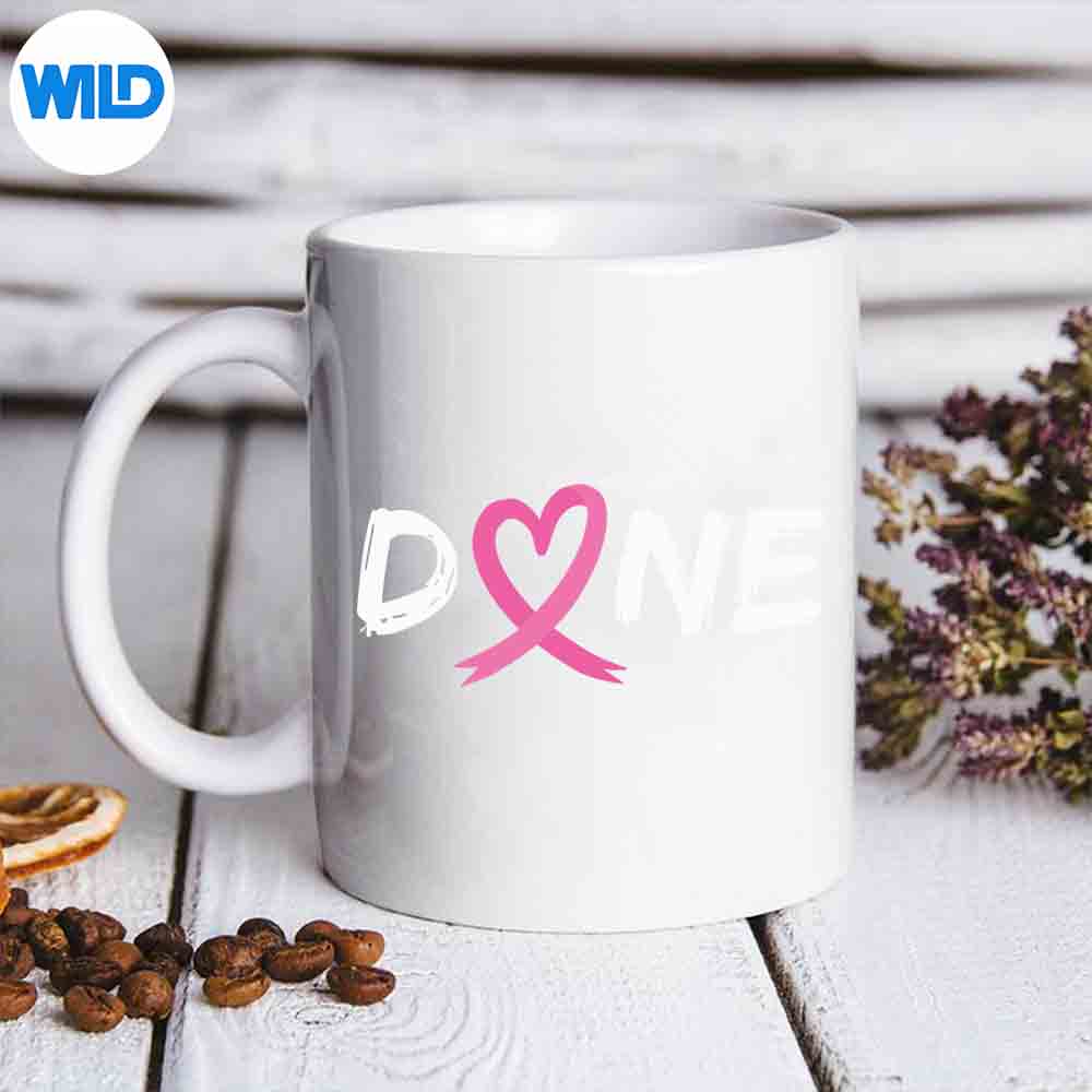 DoneLastDayOfRadiationChemoBreastCancerLoveHeartmug