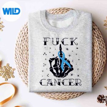 Fuck Cancer Tattoos Survivor Blue Ribbon Colon Cancer Digital Download 4 FuckCancerTattoosSurvivorBlueRibbonColonCancersweater