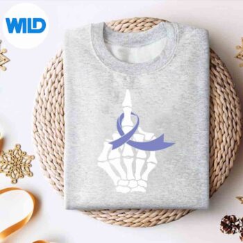 Fuck Esophageal Cancer Middle Finger Periwinkle Ribbon PNG SVG for Cricut 4 FuckEsophagealCancerMiddleFingerPeriwinkleRibbonsweater