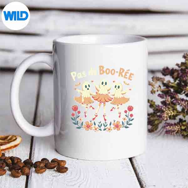 Ghost Pas De Boore Ballet Dancer Halloween Dance Teacher Design for Cricut 7 GhostPasDeBooreBalletDancerHalloweenDanceTeachermug 1