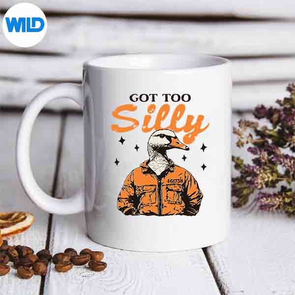 Goose Got Too Silly Animal SVG PNG Digital Design 6 GooseGotTooSillyAnimalmug