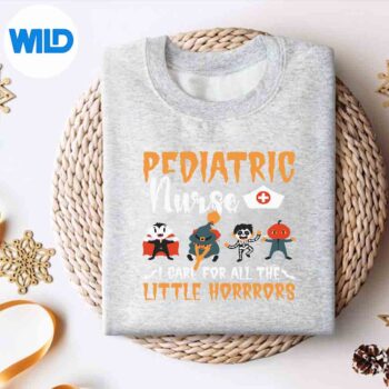 Halloween Pediatric Nurse Care For All The Little Horrors Wonderful Sad Silhouette SVG PNG 4 HalloweenPediatricNurseCareForAllTheLittleHorrorsWonderfulSadsweater