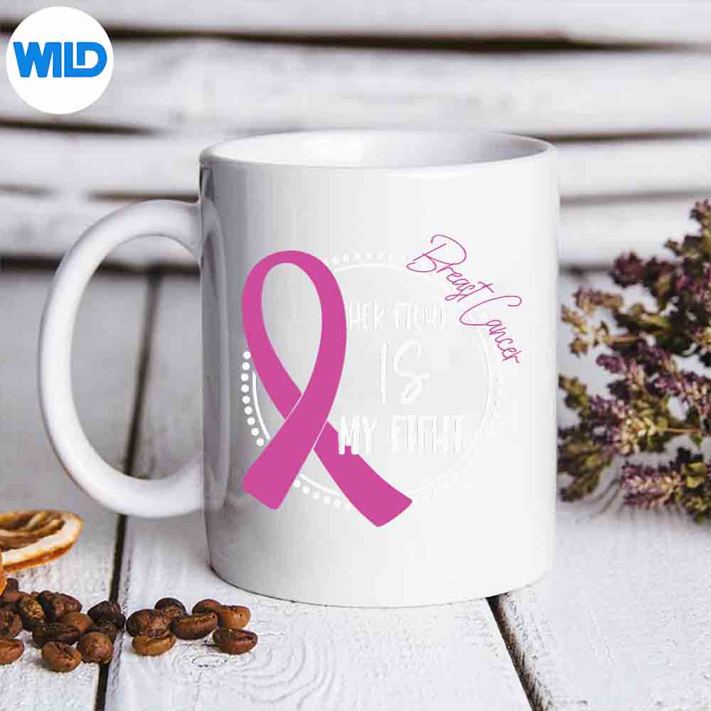 Her Fight Is My Fight Breast Cancer Awareness Support Squad Vector Design