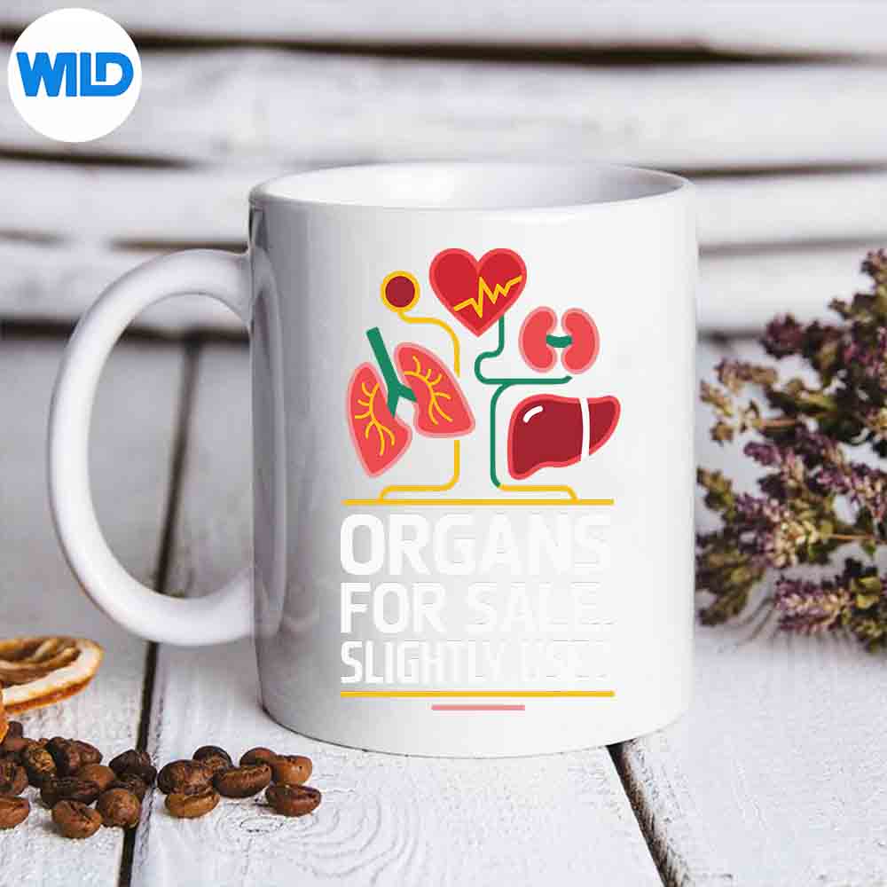 HumorousOrgansForSaleSlightlyUsedForAdultsmug