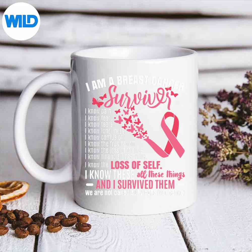 I Am A Breast Cancer Survivor Design for Cricut