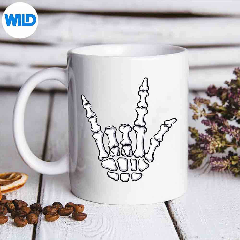 I Love You Sign Language Skeleton Hand Asl Halloween Costume SVG PNG Cut File 6 ILoveYouSignLanguageSkeletonHandAslHalloweenCostumemug