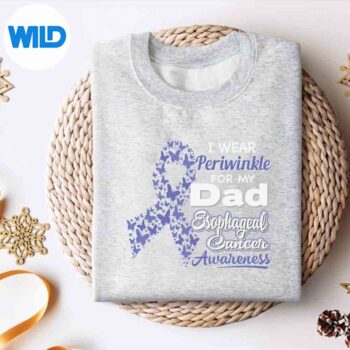 IWearPeriwinkleForMyDadEsophagealCancerAwarenesssweater