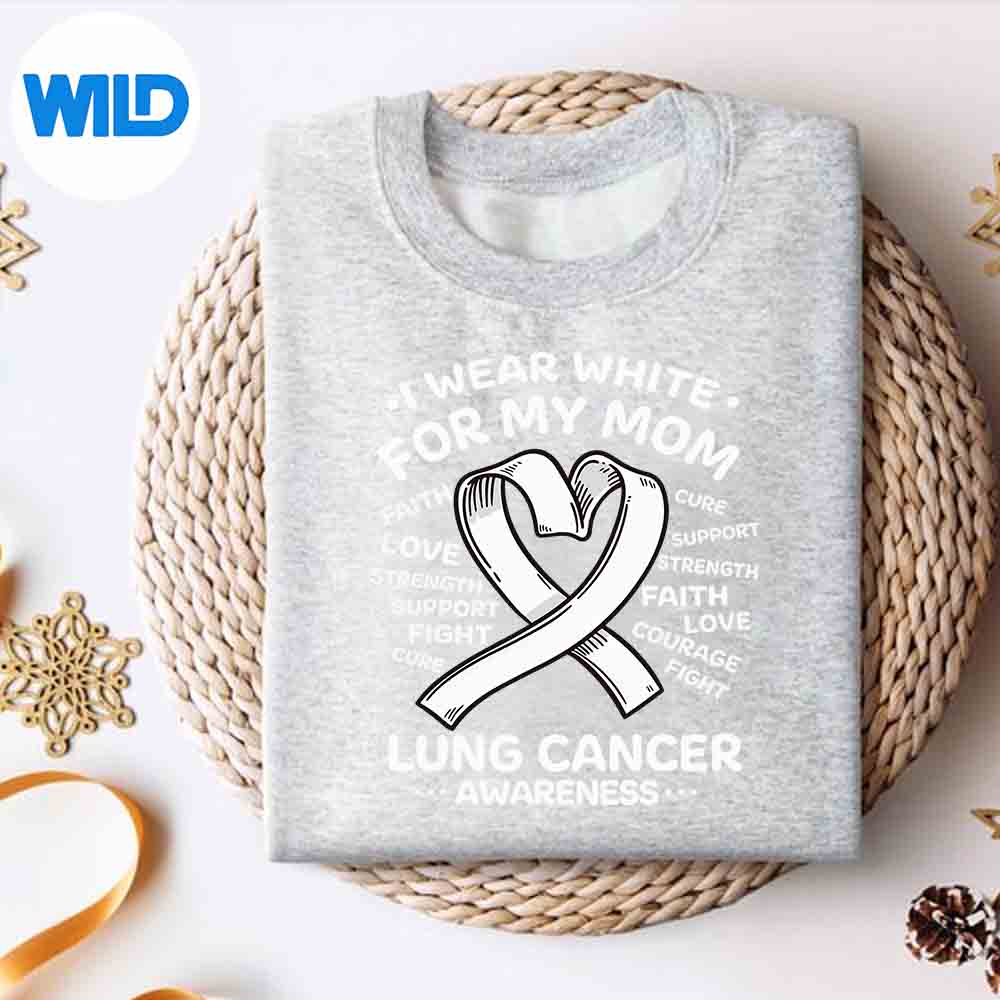 I Wear White For My Mom Lung Cancer Awareness Ribbon SVG PNG Download 2 I Wear White For My Mom Lung Cancer Awareness Ribbon SVG PNG Download - Image 2