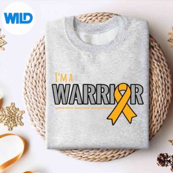 Im A Warrior Appendix Cancer Awareness SVG PNG Cut File 4 ImAWarriorAppendixCancerAwarenesssweater