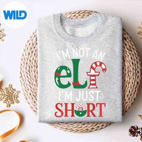 ImNotAnElfImJustShortsweater