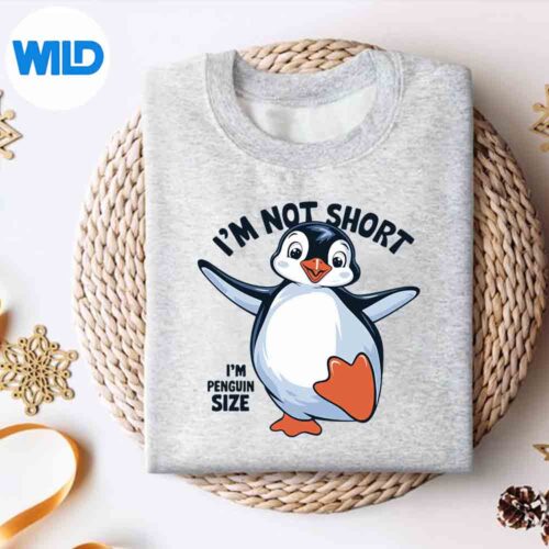 ImNotShortImPenguinSizePenguinsZooAnimalssweater