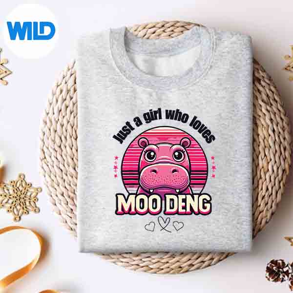 Just A Girl Who Loves Moo Deng Cute Baby Hippo Moo Deng Cute Silhouette SVG PNG Cut File 4 JustAGirlWhoLovesMooDengCuteBabyHippoMooDengCutesweater