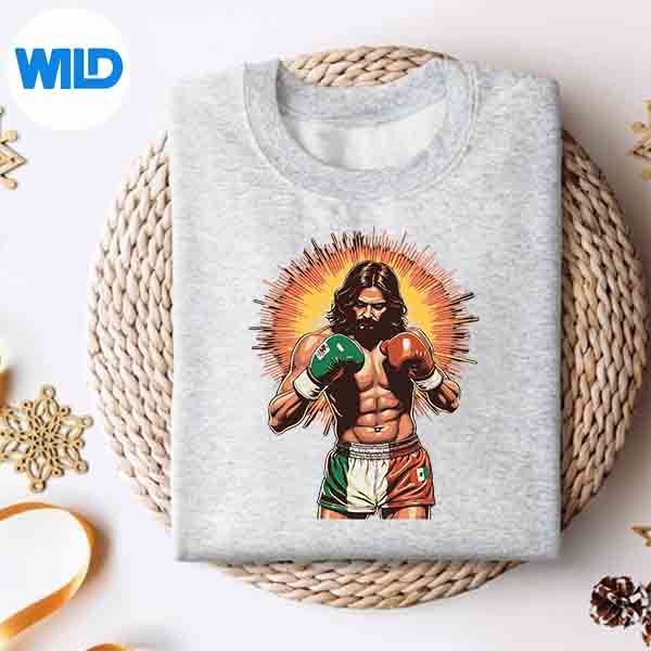 Mexican Boxer Jesus Christ Patriotic Boxing Gloves Fighter Silhouette SVG PNG Cut File 2 Mexican Boxer Jesus Christ Patriotic Boxing Gloves Fighter Silhouette SVG PNG Cut File - Image 2