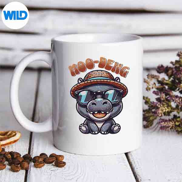 Moo Deng Hippo Baby Pygmy SVG PNG Cut File 6 MooDengHippoBabyPygmymug
