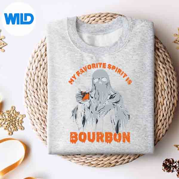 My Favorite Spirit Is Bourbon Halloween Ghost Costume Design for Cricut 4 MyFavoriteSpiritIsBourbonHalloweenGhostCostumesweater
