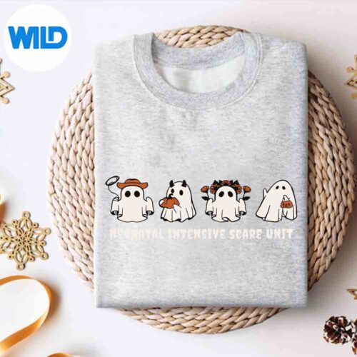 NeonatalIntensiveCareUnitNursesBoojeeGhostHalloweensweater