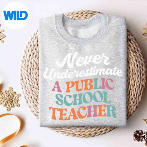 Never Underestimate A Public School Teacher Coach Quote SVG PNG 4 NeverUnderestimateAPublicSchoolTeacherCoachQuotesweater