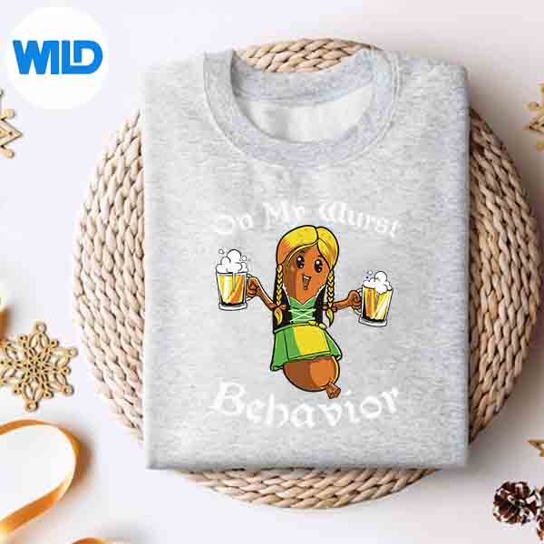 On My Wurst Behavior Oktoberfest German Digital Design 4 OnMyWurstBehaviorOktoberfestGermansweater