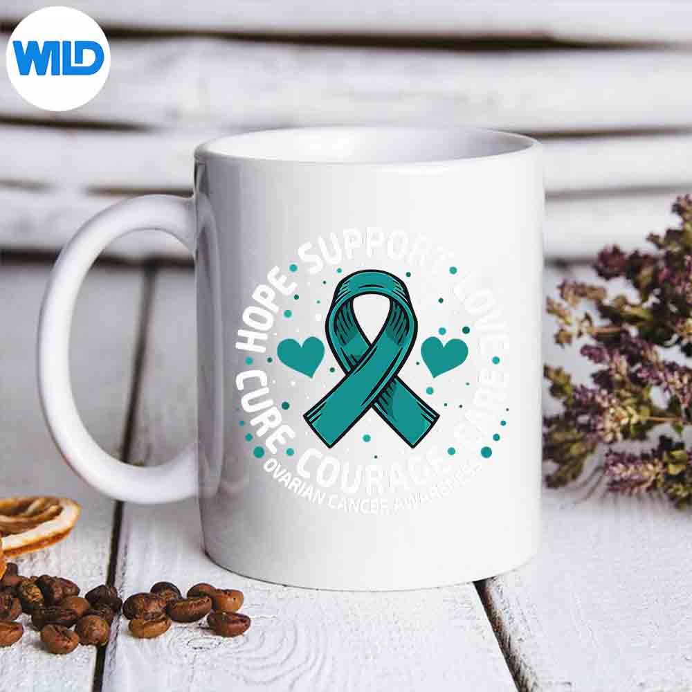 Ovarian Cancer Support Family Ovarian Cancer Awareness PNG SVG for Cricut