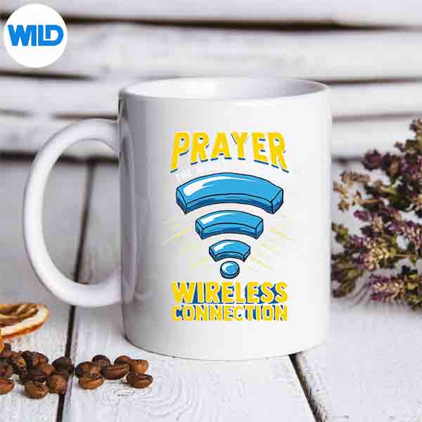 PrayerTheWorldsGreatestWirelessConnectionmug