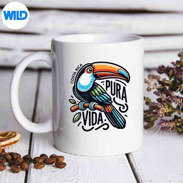 Pura Vida Costa Rica Toucan SVG Cut File 7 PuraVidaCostaRicaToucanmug