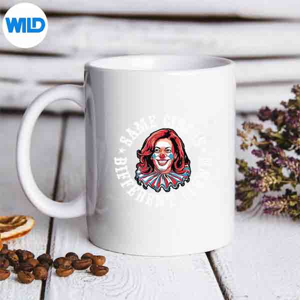 Same Circus Different Clown Vintage Vector Design 6 SameCircusDifferentClownVintagemug