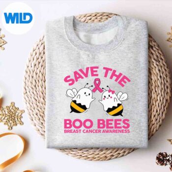 Save The Boobees Boo Bees Breast Cancer Halloween SVG PNG Cut File 4 SaveTheBoobeesBooBeesBreastCancerHalloweensweater