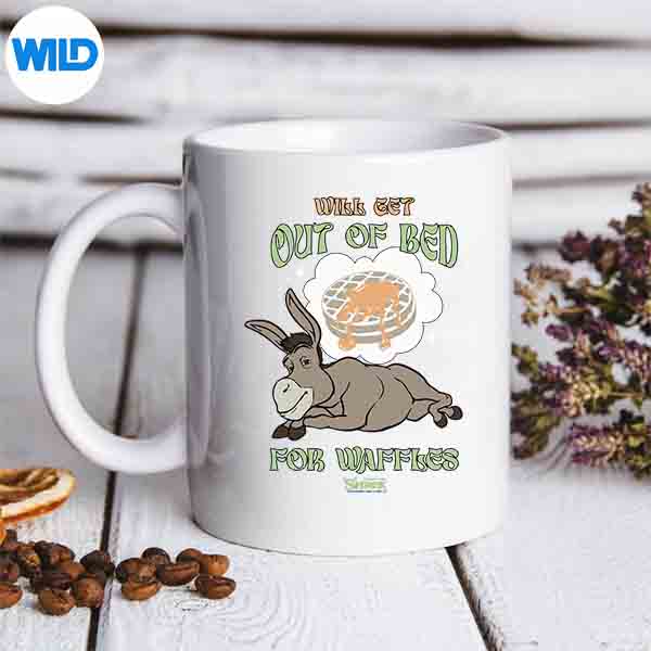 ShrekDonkeyWillGetOutOfBedForWafflesmug