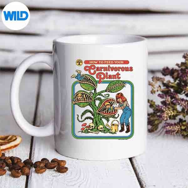 Steven Rhodes How To Feed Your Carnivorous Plant Dark Humor Digital Design