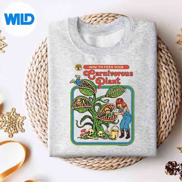 Alternative view of Steven Rhodes How To Feed Your Carnivorous Plant Dark Humor Digital Design