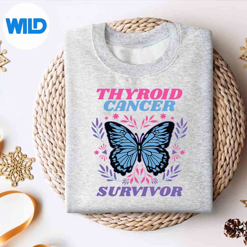 Thyroid Cancer Survivor Thyroid Cancer Awareness Cut File 2 Thyroid Cancer Survivor Thyroid Cancer Awareness Cut File - Image 2