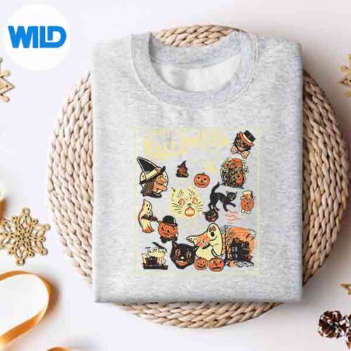 VintageHalloweenLongLiveHalloweenVintageBlackCatsweater